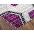 thumbnail image 3 of L'Baiet Amoura Purple Geometric 8 ft. x 10 ft. Area Rug, 3 of 5