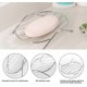thumbnail image 4 of Stainless Steel Soap Dish, Durable Soap Tray Oval Shape for Shower/Bathroom/Kitchen(Oval), 4 of 4