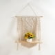 thumbnail image 4 of Tapicería de pared de madera de deriva natural tejida de estilo bohemio para la decoración de la sala de estar del dormitorio, 4 of 4