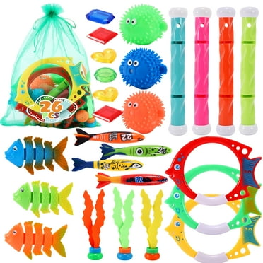 Play Day 12-Pc Scrambler Diving Fish Set - Stingray Pack - Walmart.com