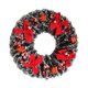thumbnail image 5 of Corona colgante,Corona navideña para puerta delantera,corona artificial,Corona colgante para decoración navideña de puerta y ventana,Corona de Navidad Corona de Navidad de invierno Macarena Corona colgante, 5 of 8