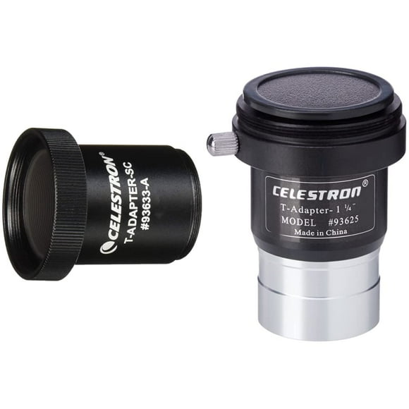 Adaptador T Celestron con SCT 5, 6, 8 con 9.25, 11, 14