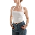 thumbnail image 4 of Camiseta sin mangas SUUKSESS de doble forro con espalda abierta para mujer, 4 of 7