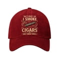 thumbnail image 2 of Sombrero Gorra de béisbol ajustable para hombre y mujer,clásica,de perfil bajo y sin estructura,con diseño de color liso lavado (rojo,1 unidad). Rkxzt, 2 of 9