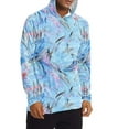 thumbnail image 6 of Men's UPF 50+ Sun Protection Hoodie – Quick-Dry Athletic Rash Guard for Fishing/Hiking, Lightweight UV-Resistant Outdoor Shirt with Breathable Mesh Panels & Sporty Print (2025 Trend), 6 of 8