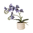 thumbnail image 3 of Planta artificial en maceta con flores de simulación, decoración de flores de imitación de fácil mantenimiento para interiores, oficinas y vacaciones Púrpura, 3 of 8