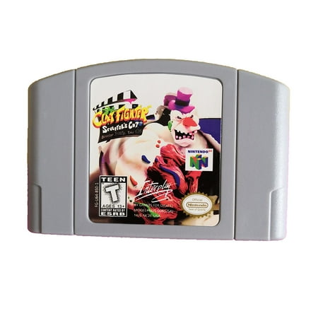 Clay Fighter Sculptors Cut Video Game Card for N 64 US Version