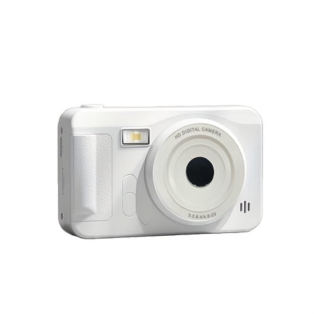 Portable Thumb Camera: One-Click Zoom Retro Style with Fill Light Instant Preview & Strap. 32GB or No Card Option.