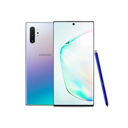 Used Samsung Galaxy Note 10+ Plus 5G N976U 256GB Aura Glow GSM Unlocked (AT&T/T-Mobile Compatible) 6.8" Smartphone (Used Like New)