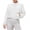 White, variant on Women's Stand Collar Mesh Jackets, Womens Zip Up Long Sleeve Athletic Outerwear with Side Pockets Womens Fall Coat, Women's White, Sizes S-XL