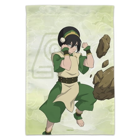 Avatar the Last Airbender Toph Garden Yard Flag