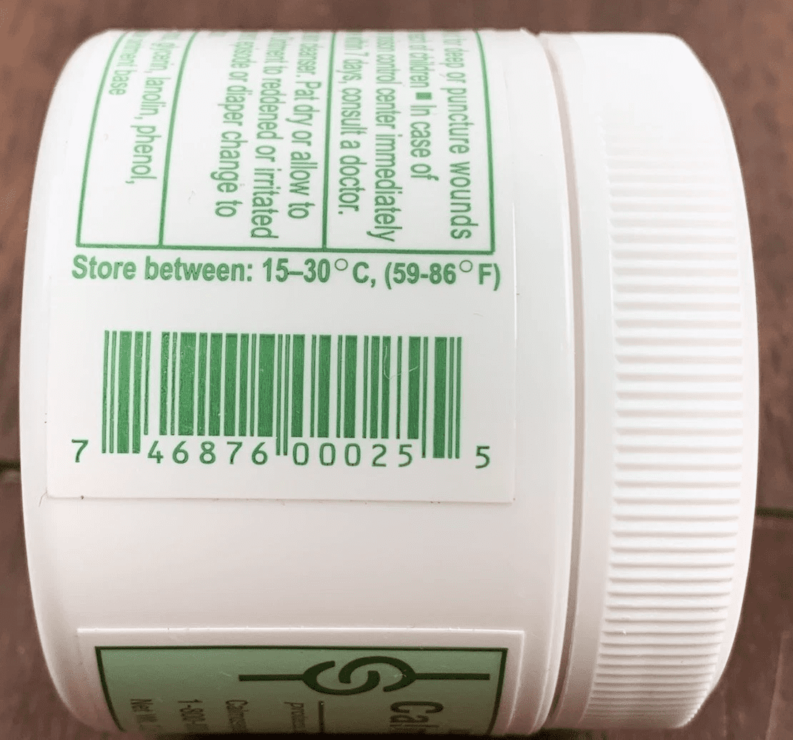 Calmoseptine Diaper Rash Ointment Jar 2.5 Oz 4 Ct | Multipurpose Bacitracin Antibiotic Ointment | Butt Cream | Zinc Oxide Ointment | Rash Cream for Adults | Healing Ointment Itchy Relief