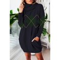 thumbnail image 3 of LAICAIW Robe Chandail Longue Ample à Col Roulé Oversize pour Femmes, 3 of 6