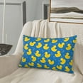 thumbnail image 5 of Salouo Rubber Duck Print Print Pillow Case Cover,Wrinkle-Free Bed Pillow Cover Pack of 1 Home Decor Fade-Resistant and Stain-Resistant ,Pillows Not Included -20"x30", 5 of 8