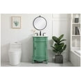 thumbnail image 6 of Elegant Kitchen and Bath 21 inch Single Bathroom vanity in Teak Color with ivory white engineered marble, 6 of 7