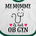 thumbnail image 4 of Inktastic OB GYN Mom Baby Gift Girls Baby Bib, 4 of 4