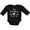 AB-Black, variant on Inktastic My Grandma Loves Me Heart Grandchild Boys or Girls Long Sleeve Baby Bodysuit