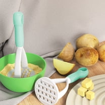 Rkxzt Potato Masher with Comfortable Grip,Ergonomic Design for Effortless Mashing,Ideal for Potatoes,Yams,and Vegetables in Kitchen Preparation