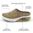 thumbnail image 7 of CHICVOMEY Women's Orthopedic Walking Shoes Air Cushion Slip On Mule Diabetic Friendly with Arch Support Non-Slip Platform Sole Breathable Mesh Sneakers for Women, 7 of 7