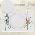 thumbnail image 3 of Ambesonne Ying Yang Place Mats Set of 4, Colorful Peace, Standard Size, Multicolor, 3 of 6