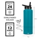 thumbnail image 3 of MAGMALIFE Termo de Acero Inoxidable para Agua y Café 1200 ml (40 oz): Contiene 3 Tapas para Diferentes tipos de Bebidas, Ideal para Mantener la Temperatura Deseada (Azul Capri), 3 of 6