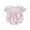 Multi-color, variant on Qmyliery Baby Girl Easter Romper Rabbit Bow Doll Collar Ruffle Sleeve Bodysuit Cute Summer Clothes 3 6 12 18 Months