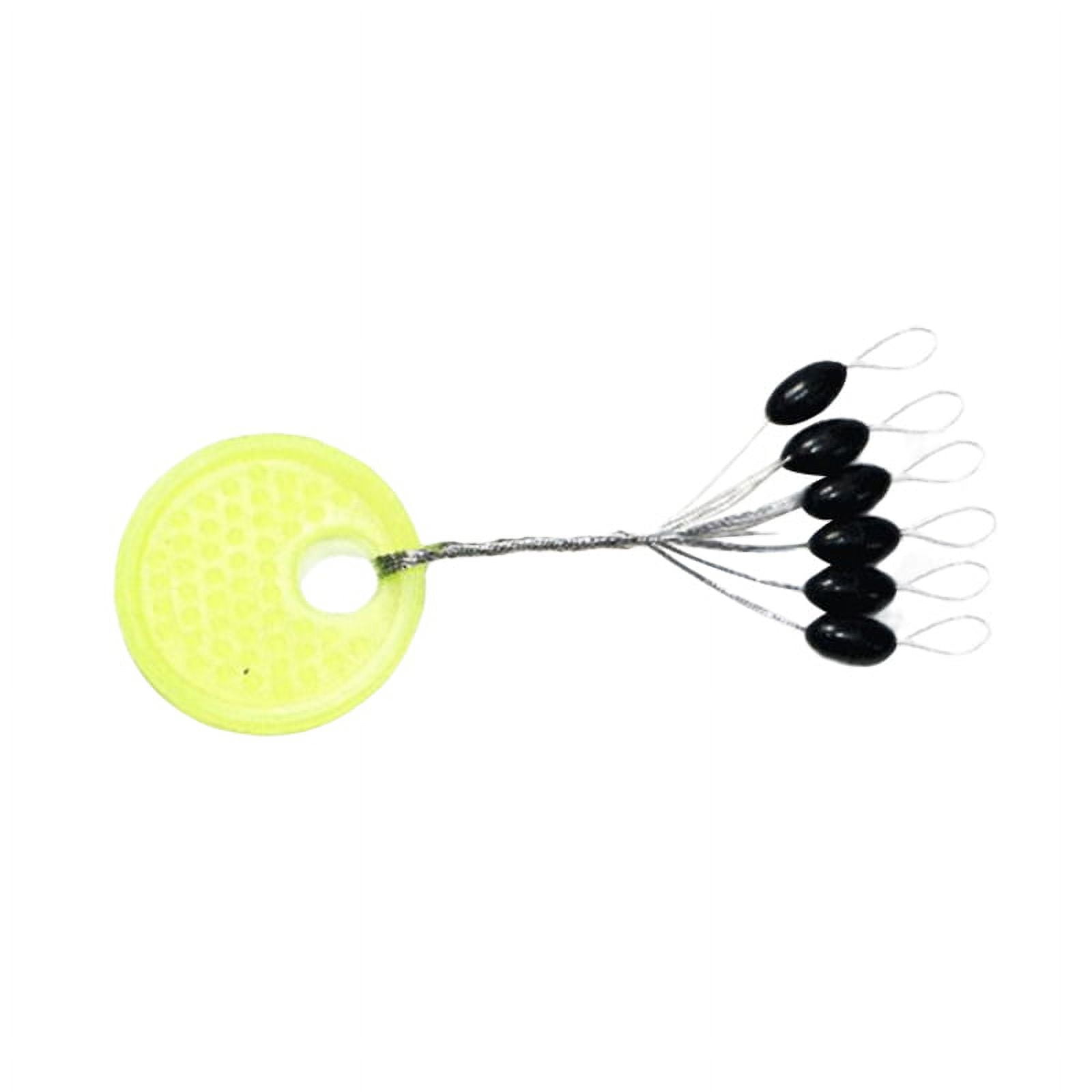Rubber Fishing Bobber Stopper, 6 in 1 Float Sinker Stops, Oval Cylinder, L  M S Float Stop Available 