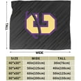thumbnail image 3 of Carroll College Fighting Saint Logo Ultra-Soft Micro Fleece Blanket Soft Comfortable Flannel Blanket Available for Bed Couch Living Room, 3 of 6