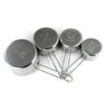thumbnail image 6 of Martha Stewart Stainless Steel Measuring Cups Silver (9129277.04) 935116436M, 6 of 8