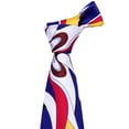 thumbnail image 6 of Barry.Wang Silk Ties for Men Designer Fun Necktie Clip Pocket Square Cufflinks Wedding Party Festival Multicoloured 5PC, 6 of 7