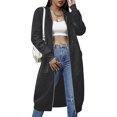 thumbnail image 1 of Vestido con capucha ELESOL, chaqueta tipo sudadera con cremallera larga y cremallera, 1 of 6