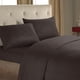 thumbnail image 1 of Juegos de cubrecama y cubrecama Juego de sábanas ajustables de cuatro piezas Sábana para cama Textil para el hogar Sábana de poliéster de imitación de satén de color sólido, 1 of 6