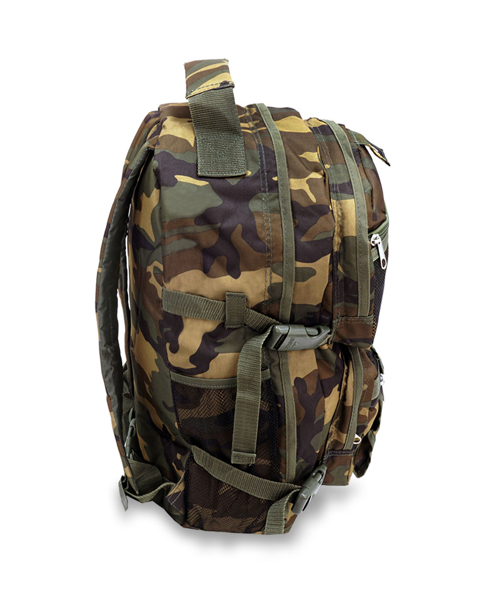 Everest 20" Oversized Woodland Camo Backpack, Camo All Ages, Unisex C3045R-CAMO, Carrier and Shoulder Book Bag for School, Work, Sports, and Travel - image 4 of 4