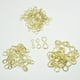 thumbnail image 4 of Advancent 100 pack/lote plomos de pesca fuertes y duraderos ojo de alambre fácil de colocar y quitar aplicaciones amplias Pescar Oro, 4 of 6