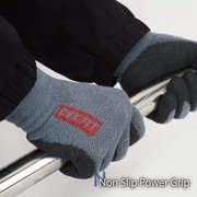 Dex Fit NR450 Grey Work Glove (Nitrile Rubber Coated, Warm Fleece, Medium) - 3 Pairs