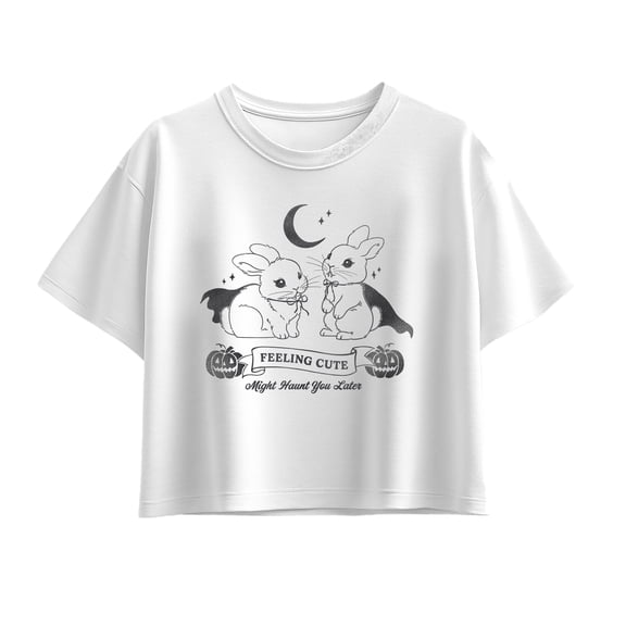 Instant Message - Feeling Cute - Youth Girls Boxy T-Shirt