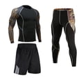 thumbnail image 1 of Traje deportivo de hombre, mallas de manga larga, ropa deportiva de secado rápido para hombre, ropa deportiva de secado rápido, ropa de entrenamiento de baloncesto PRO, 1 of 5