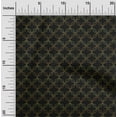 thumbnail image 1 of oneOone Georgette Viscose Fabric Geometric & Artistic Floral Sashiko Print Fabric BTY 42 Inch Wide, 1 of 1