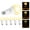 Sotf White, variant on 3 Way LED Light Bulbs 50 100 150W, Three Way 3000K Soft Light 6W/14W/20W A21 E26 Base LED Bulb for Desk, Floor,Table Lamps, Dimmable, No Flicker, 6 Pack