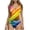 A04-Multicolor, variant on ZVAVZ One Piece Bathing Suit for Women Tummy Control High Waisted Swimsuits High Cut Backless Swim Suits Padded Athletic Training Multicolor,S