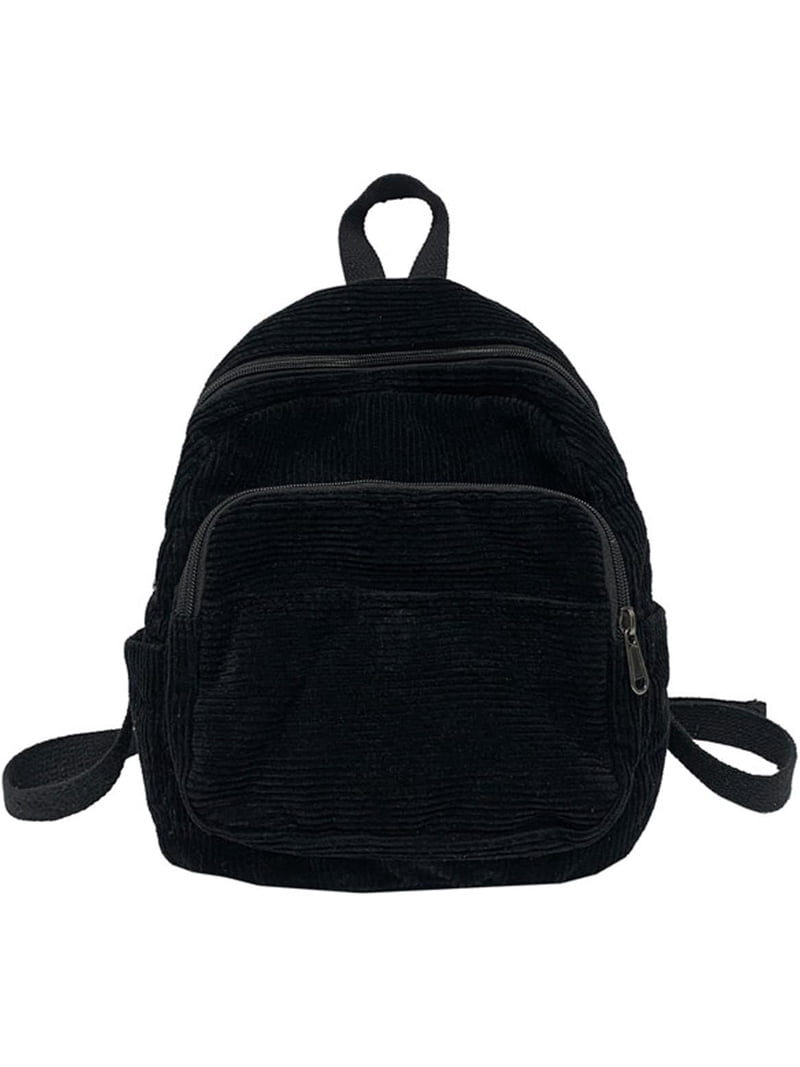 Small Mini Backpack Purse for Women Travel Corduroy Bag for  display picture 1