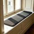 thumbnail image 4 of Linen Look Long Seat Pad - Woven Bench Cushion for Living Room Sofa, Window Sill, Hallway Stool, and Home Sitting Surfaces Protection, 4 of 5