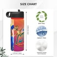 thumbnail image 5 of mira royal detective Kids Insulated Water Bottle With Straw - 18 Oz Stainless Steel Double Wall Vacuum Cup, Leakproof, Bpa Free, Suitable For Boys And Girls, 5 of 5