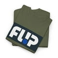 thumbnail image 3 of Flip Skateboards Skate Classic 90s Block Design T Shirt Colors Navy White - Military Green / 3XL, 3 of 4