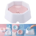 thumbnail image 4 of Cuenco de agua para mascotas, cuenco de agua para mascotas , vehículo de asfixia Nti Overflow Nti Cried Rosa cro Yuyangstore Bebedero para gatos, 4 of 8