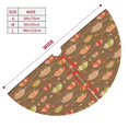 thumbnail image 3 of Sikiie Armadillo Floral 1 30-48 inches {designName} Print Christmas Tree Skirt Snowman Xmas Tree Skirt with Edge Christmas Decorations for Holiday Party-48", 3 of 7