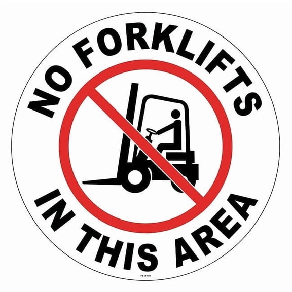 Stranco Anti-Slip Floor Sign,17 in x 17 in,Vinyl FS-17-108