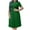 Army Green, variant on Summer Dresses for Women 2025 Plus Size Csual Pleated Short Sleeve Crew Neck Short Dress with Zipper Sundresses for Women Beach Fashion