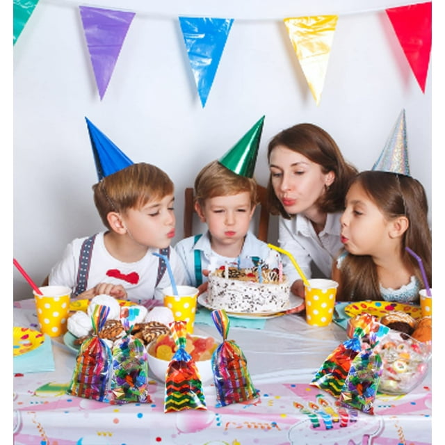 Becaristey 100pack/lot Convenient And Durable Candy Bag For Festivities Party Supplies 1Set
