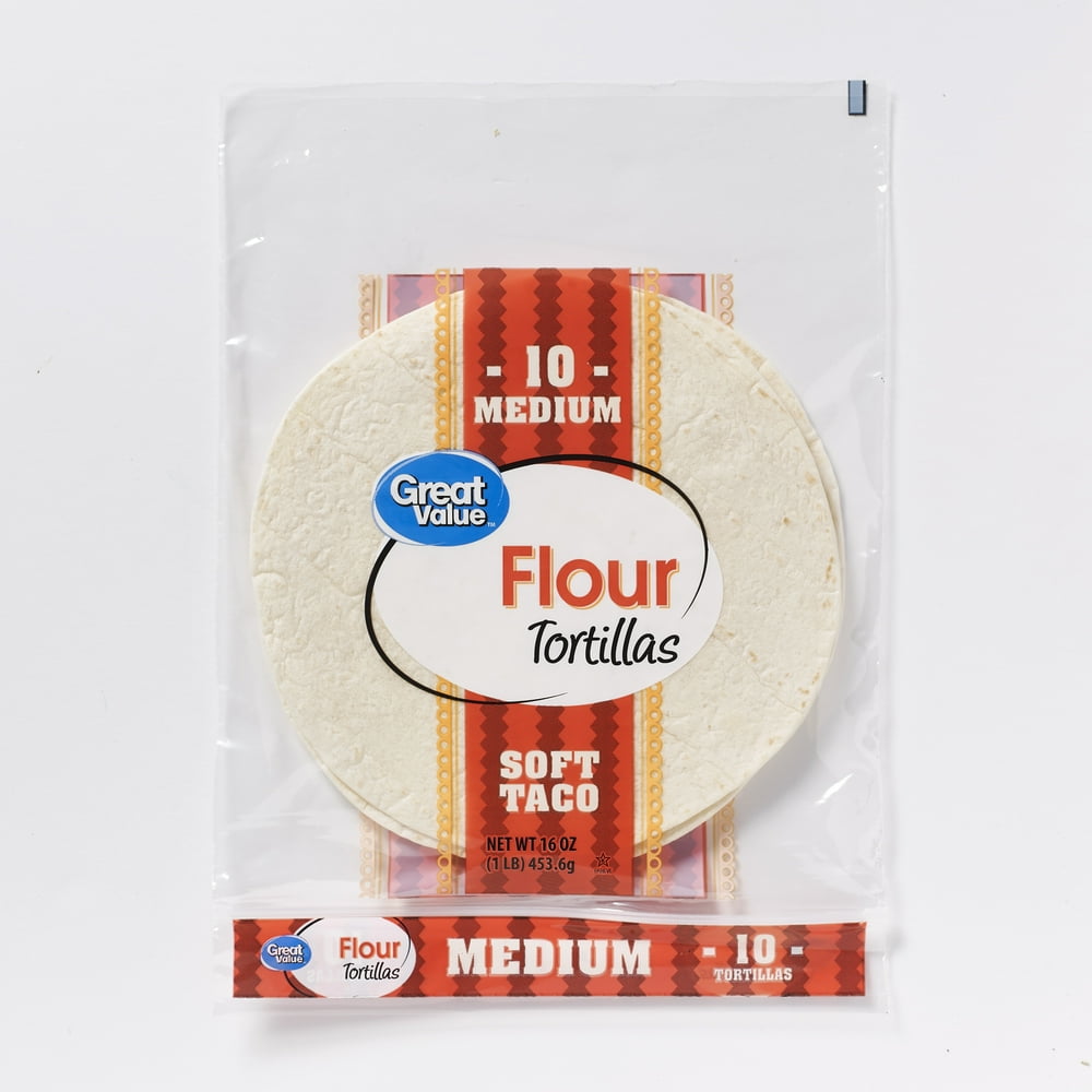 Great Value 8" Flour Tortilla 10ct